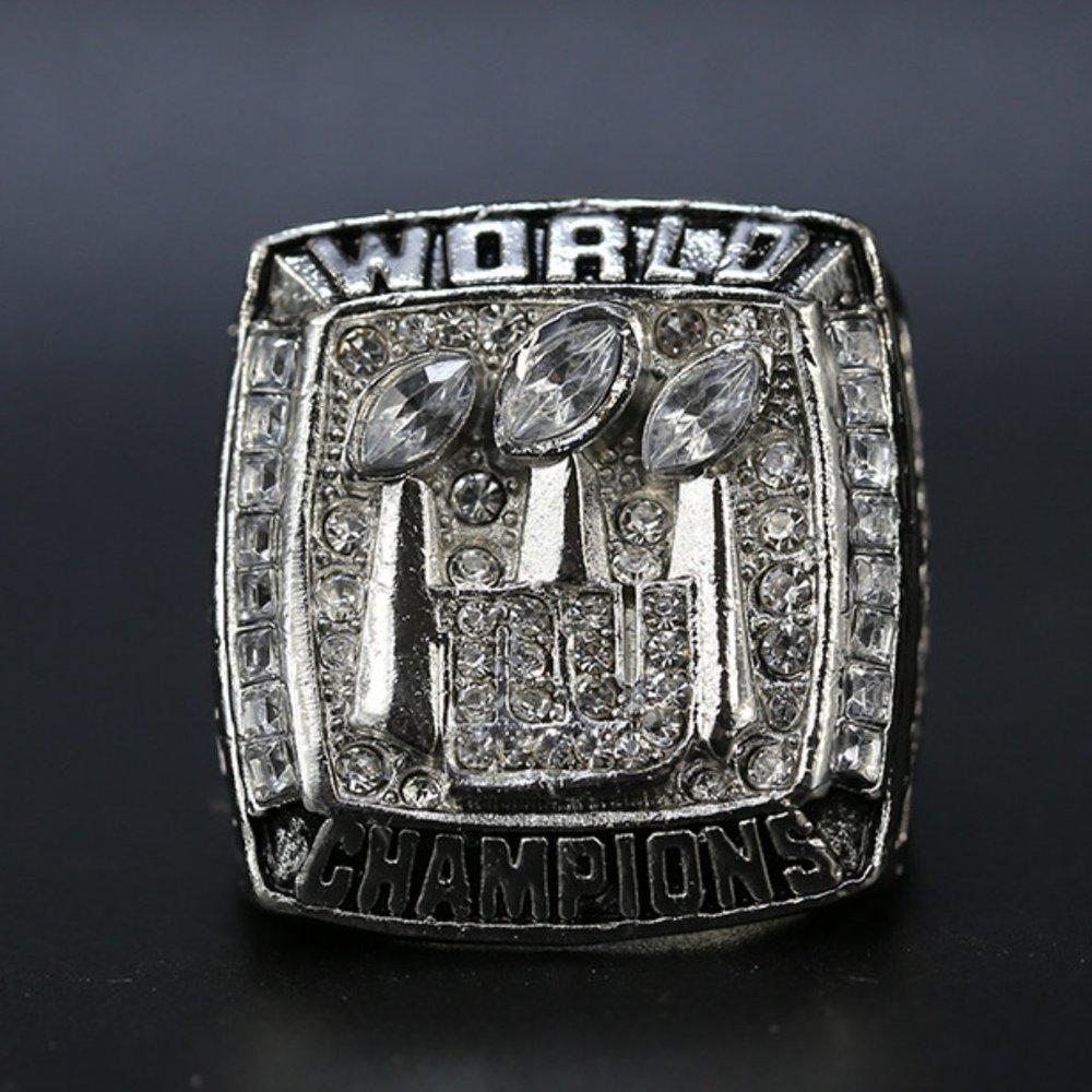 New York Giants‎ Championship Ring 2008 Super Bowl Fan Edition Eli Manning